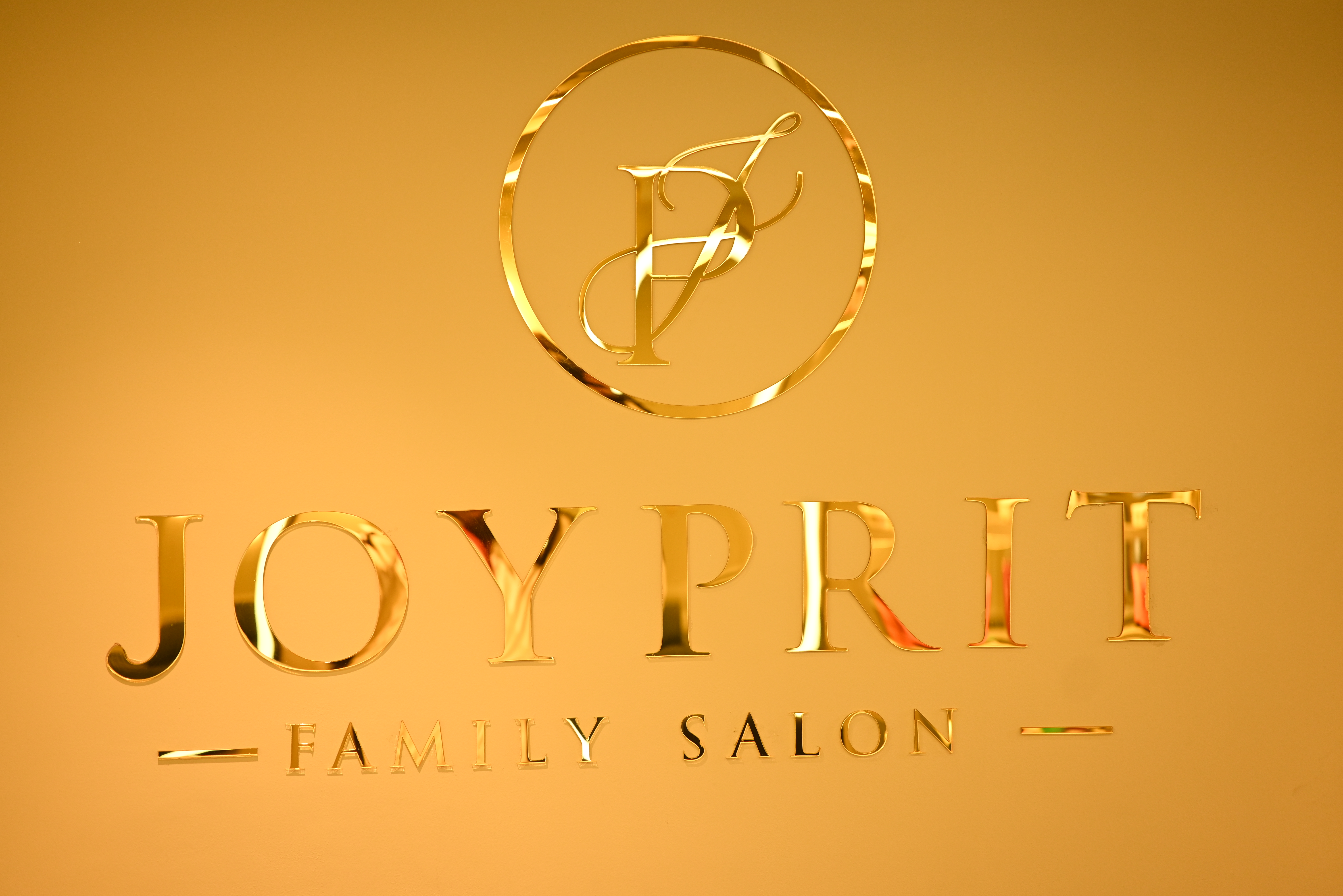 Hair colour service in progress at Joyprit Family Salon